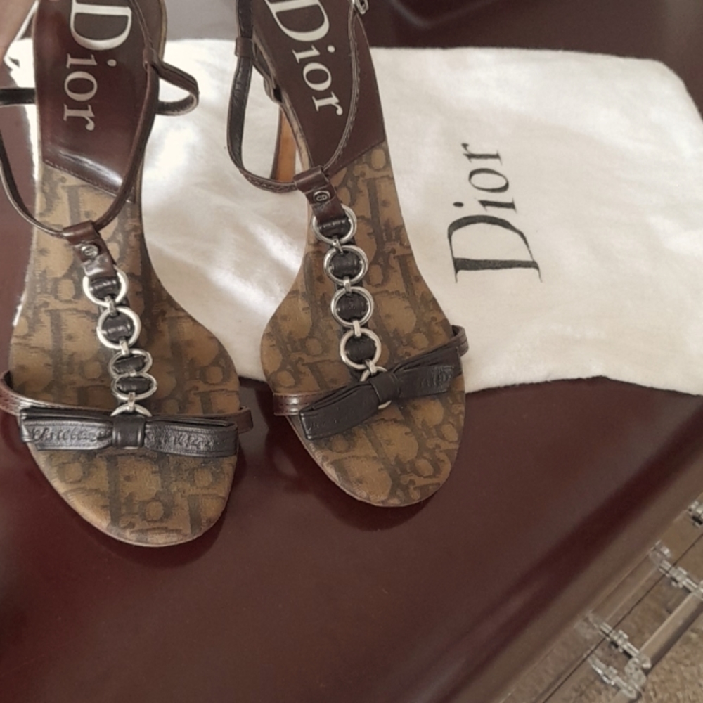Dior monogram sandals